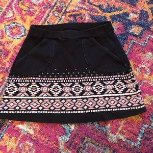 Abercrombie Black Cotton skirt size 12